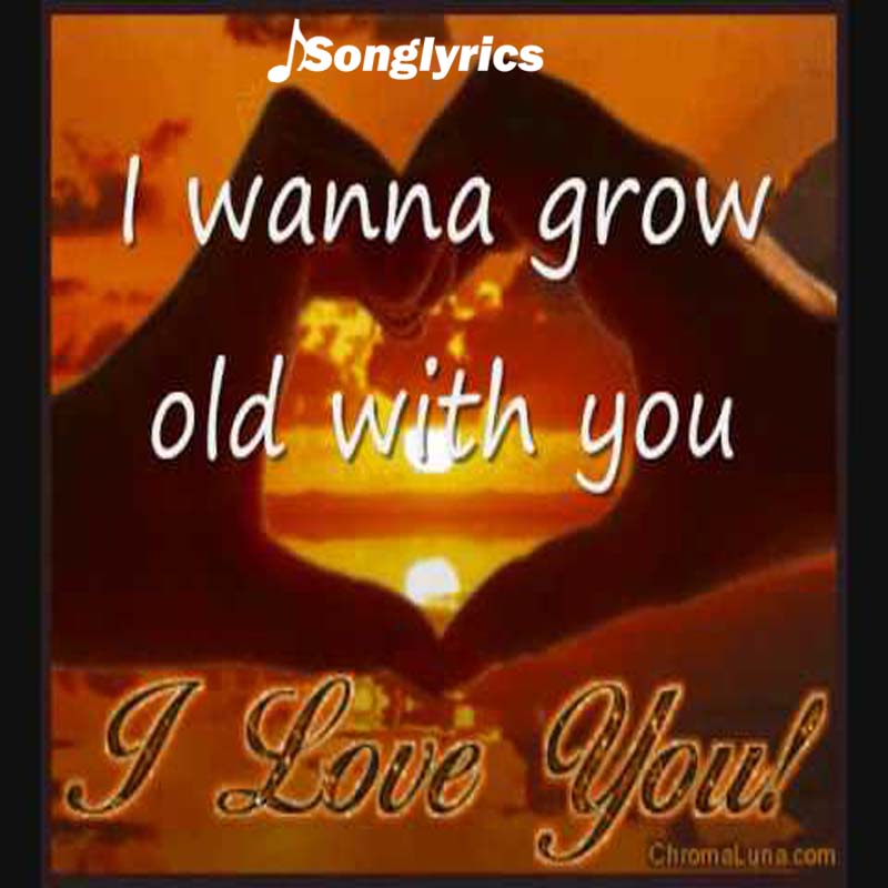 I Wanna Grow Old With You Westlife Song Lyrics About Us
