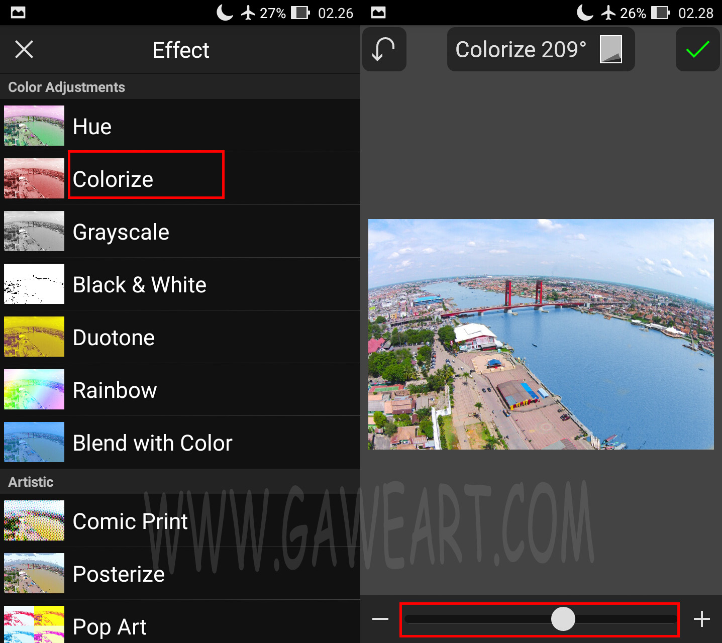 Cara Merubah Warna Air Di Android [Picsay Pro] Blog Mas