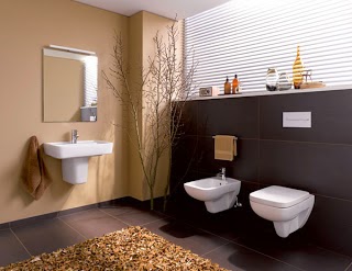 Baños modernos color marrón - Colores en Casa