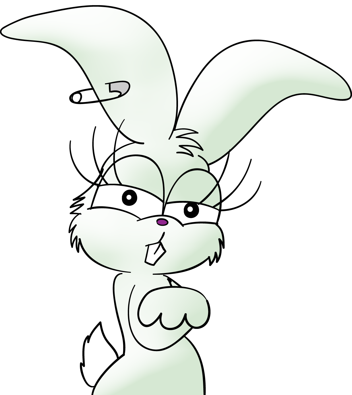 Зайчику плохо. Заяц из домашних животных. Заяц персонаж клипарт. Ехидный заяц на белом фоне. Плохой заяц.