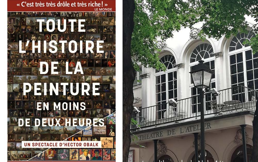 Toute l'histoire de la peinture en moins de deux heures : un spectacle - Toute L'histoire De La Peinture Theatre De L'atelier