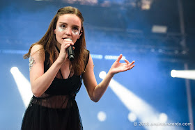 Chvrches at Yonge-Dundas Square on June 16, 2018 for NXNE 2018 Photo by John Ordean at One In Ten Words oneintenwords.com toronto indie alternative live music blog concert photography pictures photos