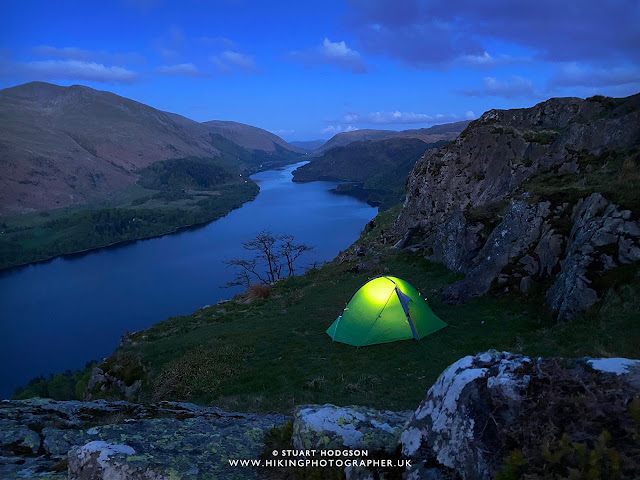 Wild camping lake district best spots tent Helm 2 compact review