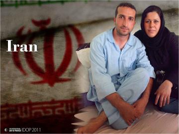Cristiano encarcelado Youcef Nadarkhani junto a su esposa