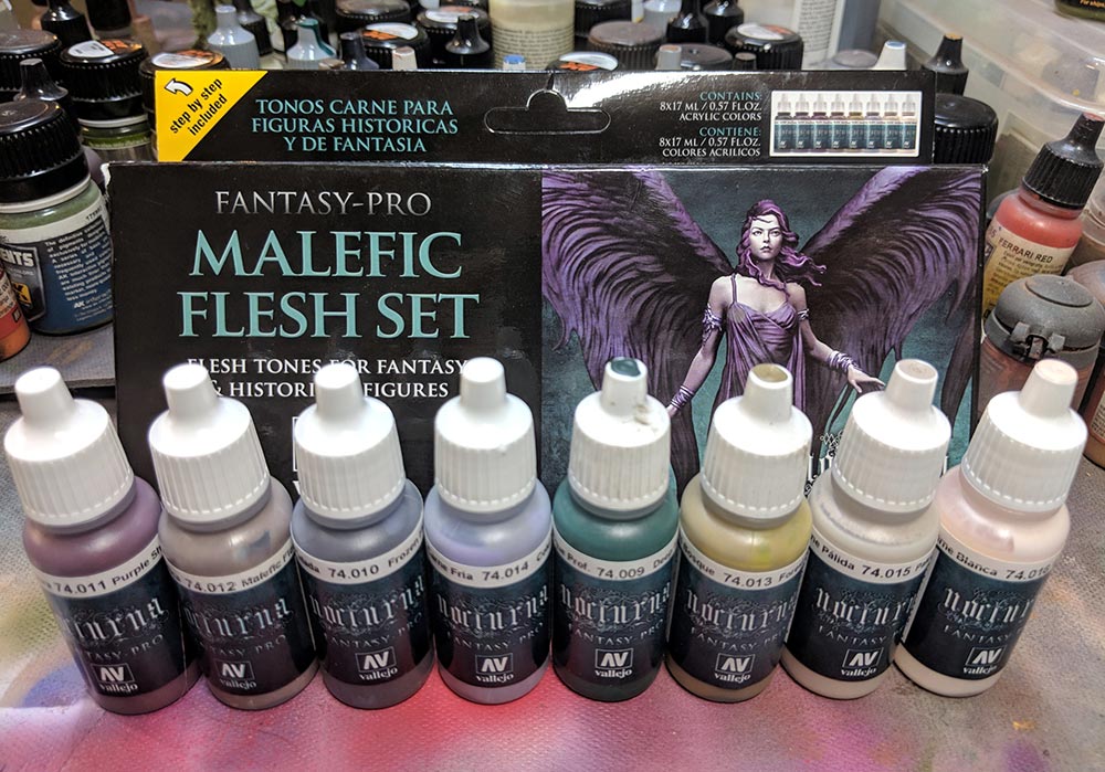 Vallejo Fantasy Pro: Malefic Flesh Set