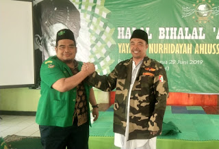Ajengan di Cisarua Didaulat Jadi Anggota Kehormatan Banser NU Bandung Barat