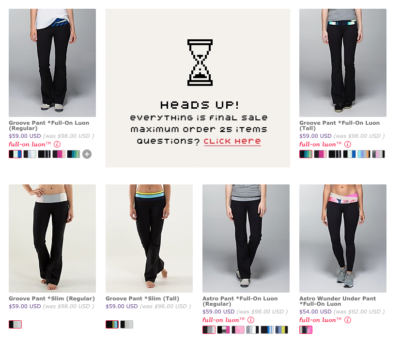 lululemon replacement policy online calculator