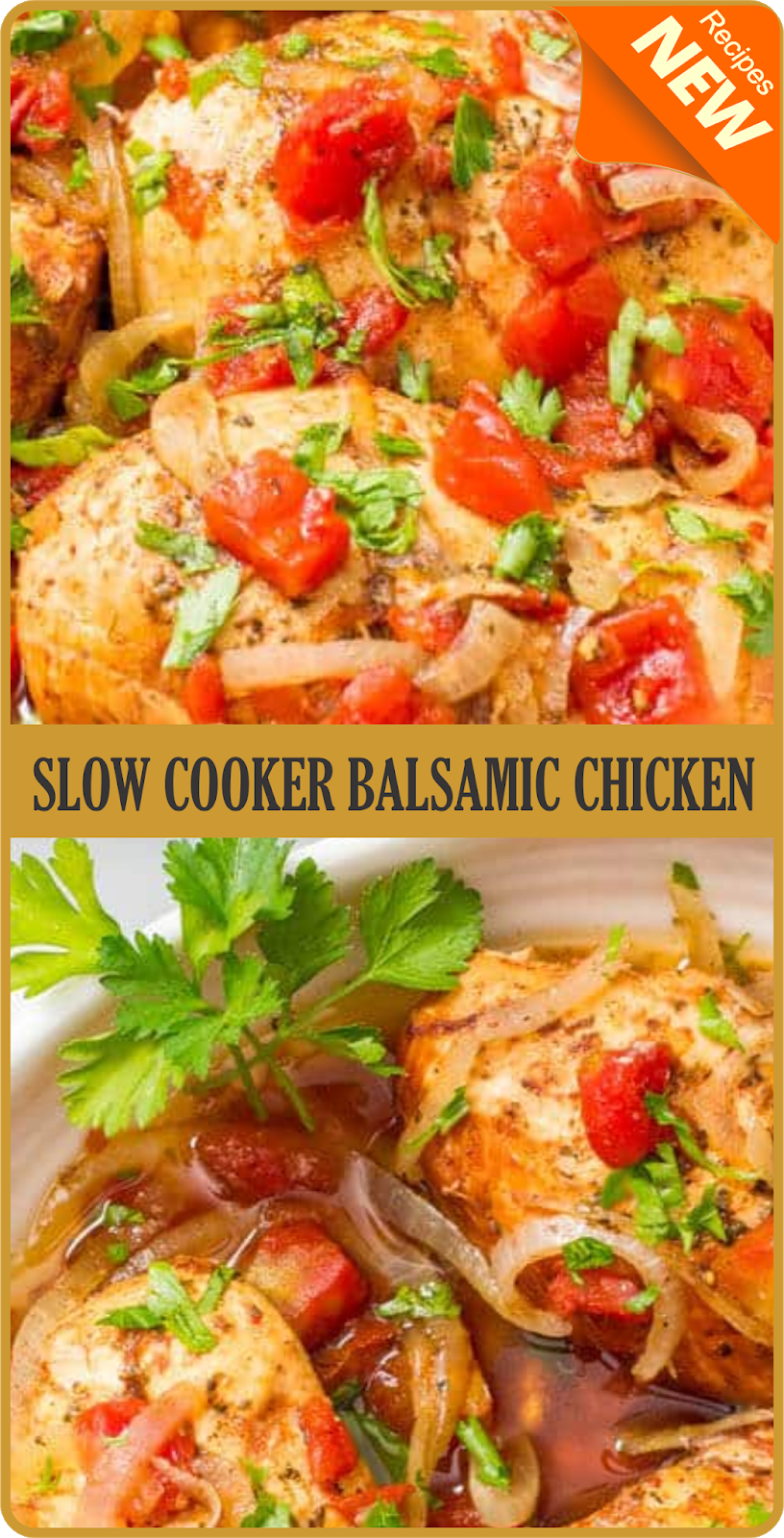 SLOW COOKER BALSAMIC CHICKEN | Amzing Food