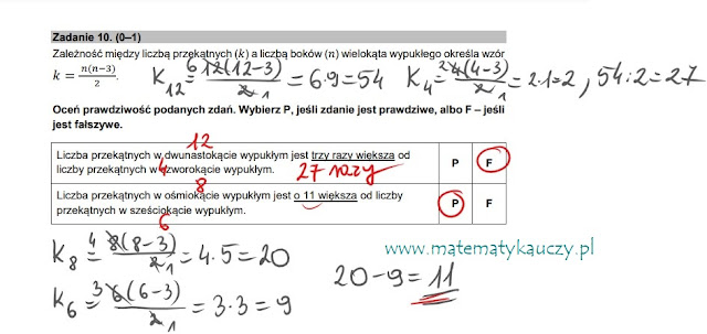 Próbny egzamin ósmoklasisty – Matematyka – Marzec 2021 – Arkusz + Odpowiedzi