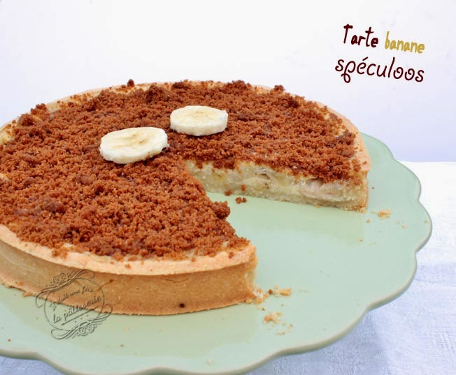 Tarte banane speculoos