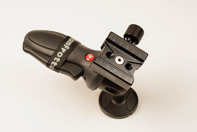 Manfrotto Joystick Head w/ Hejnar Photo F62ab QR clamp nstalled