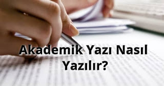 Akademik Yazı Nasıl Yazılır?