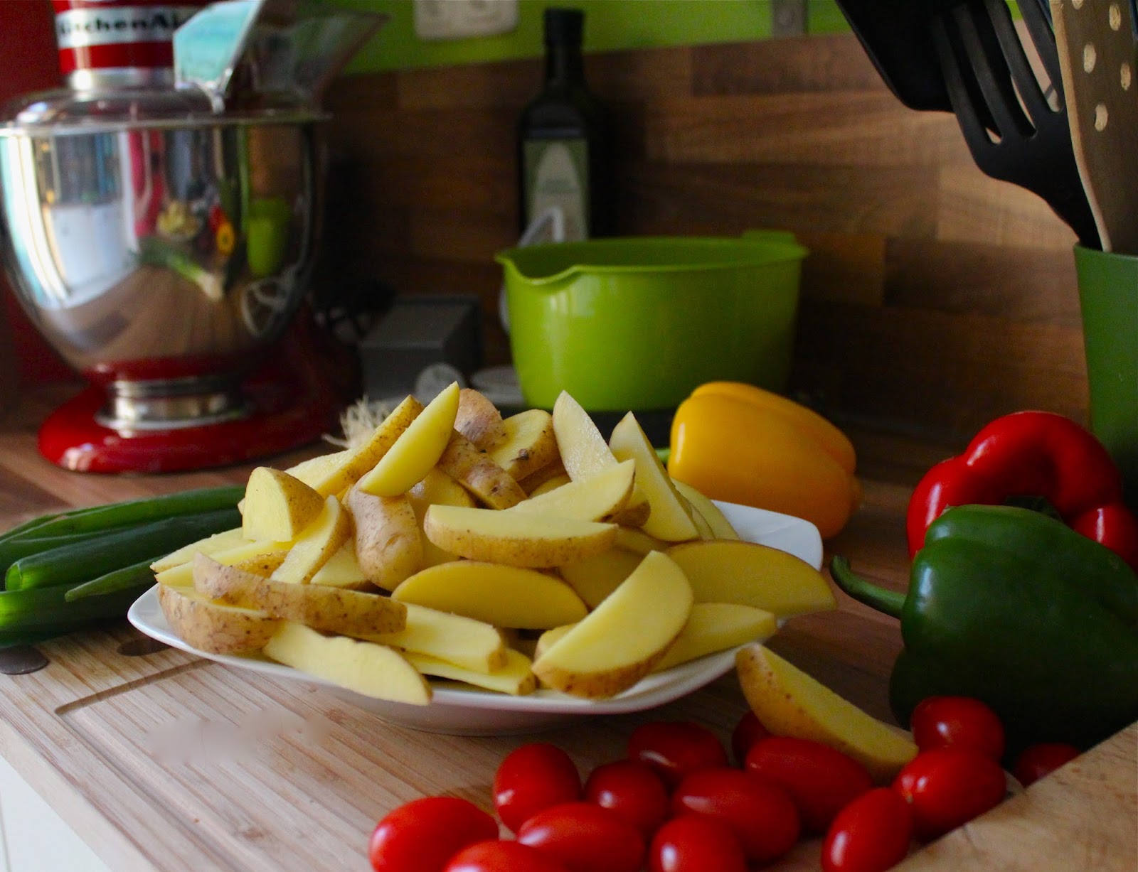 Pam´s Küchenzauber: Freestyle kochen - Kartoffelpfanne mit Gemüse und ...