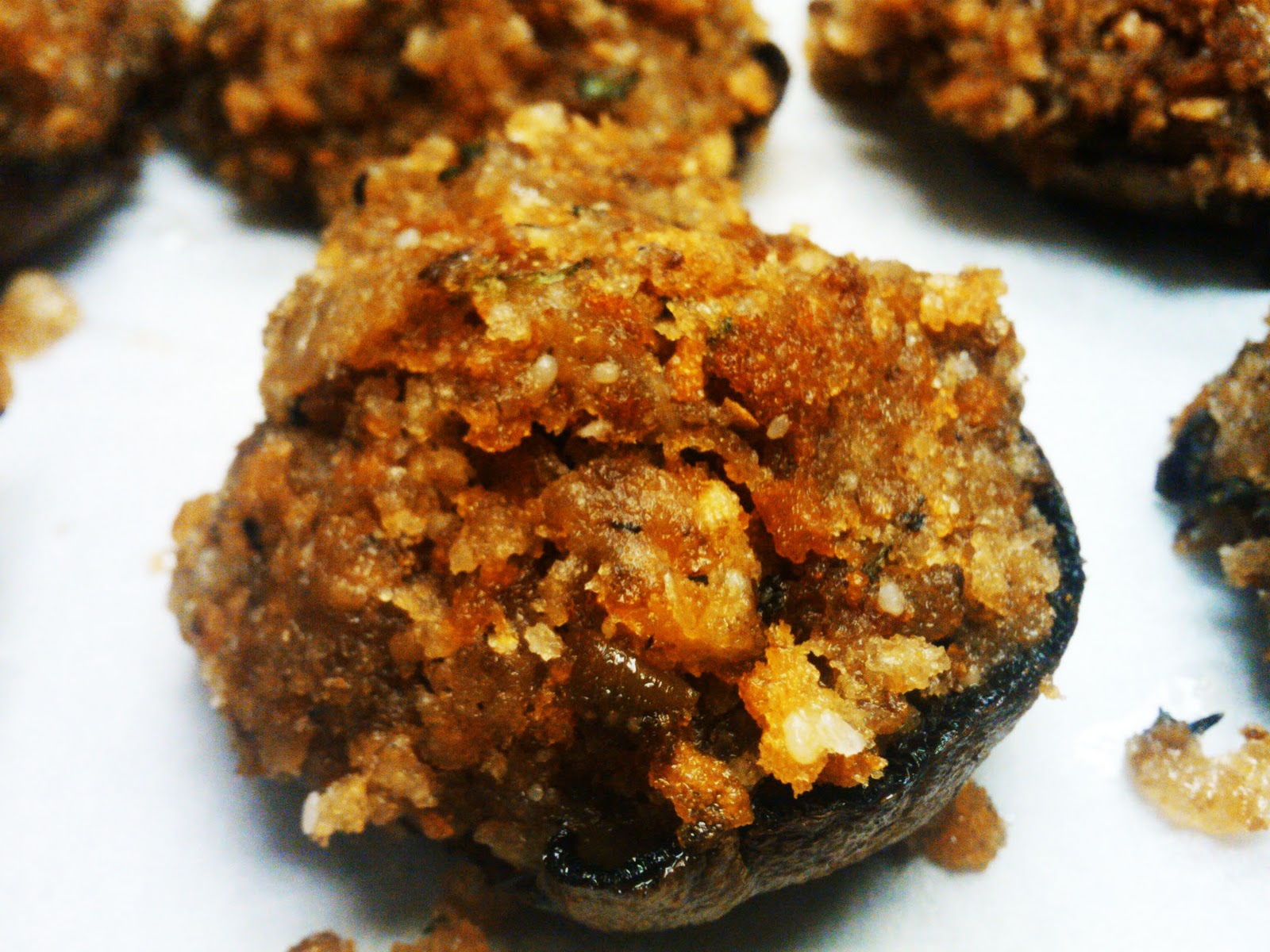 pickled tofu: bone marrow stuffed mushrooms wrapped in bacon with beet