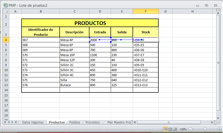 Clase XXVII 25102019 Funciones y fórmulas Excel TP Plan Maestro de
