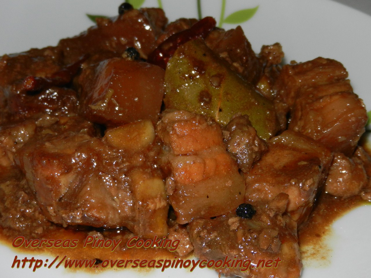 Pork Adobo with Chunky Chicken Liver Sauce