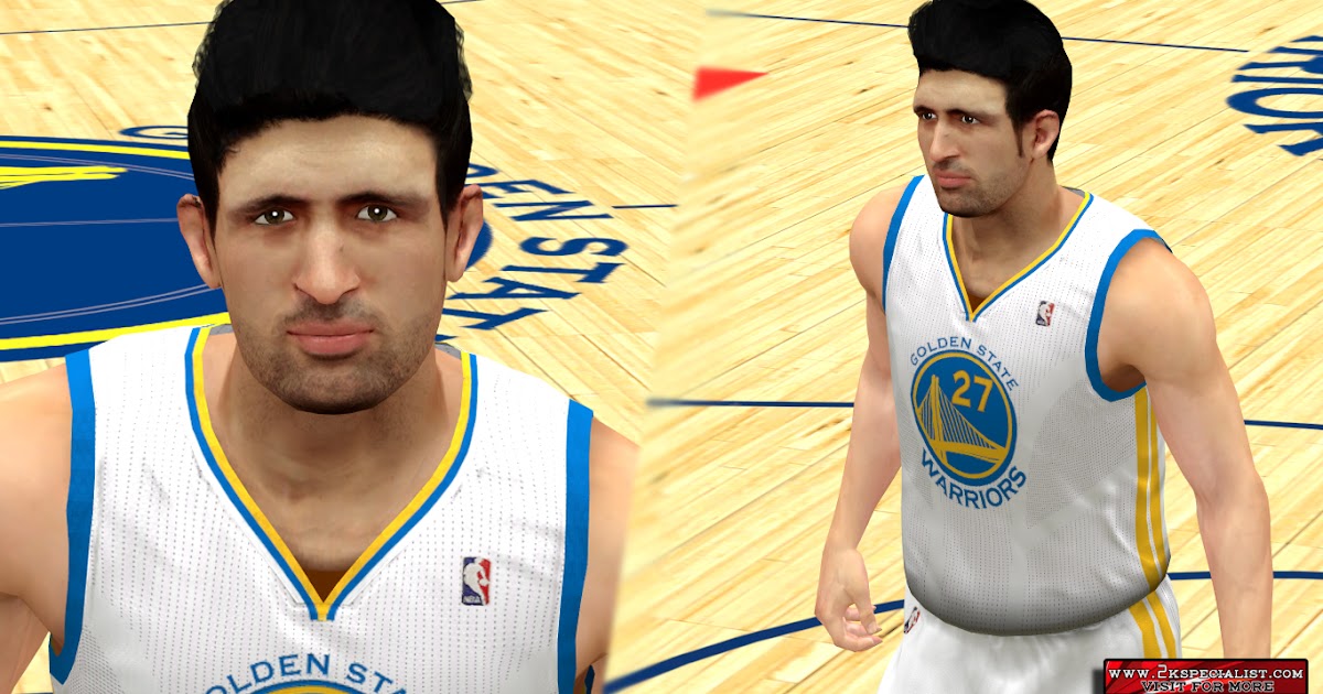 Zaza Pachulia Cyberface 2K17 Version [FOR 2K14] NBA 2K