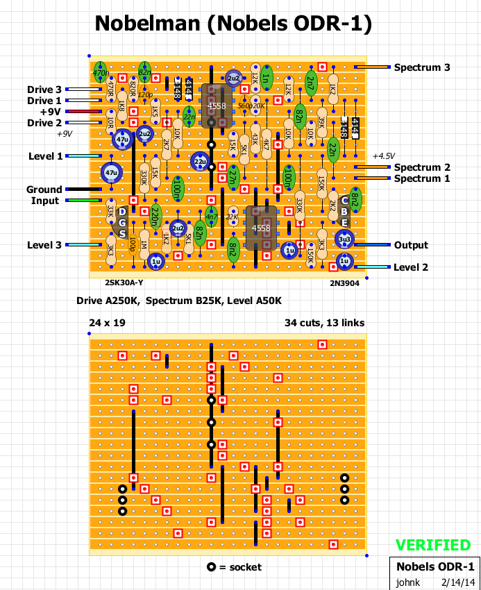 Guitar FX Layouts: Nobels ODR-1