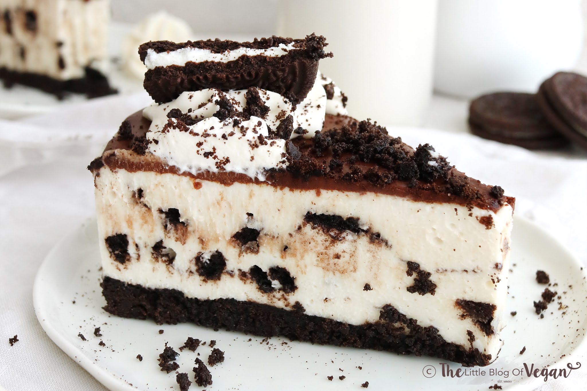 No-Bake Oreo Cheesecake | The Little Blog Of Vegan