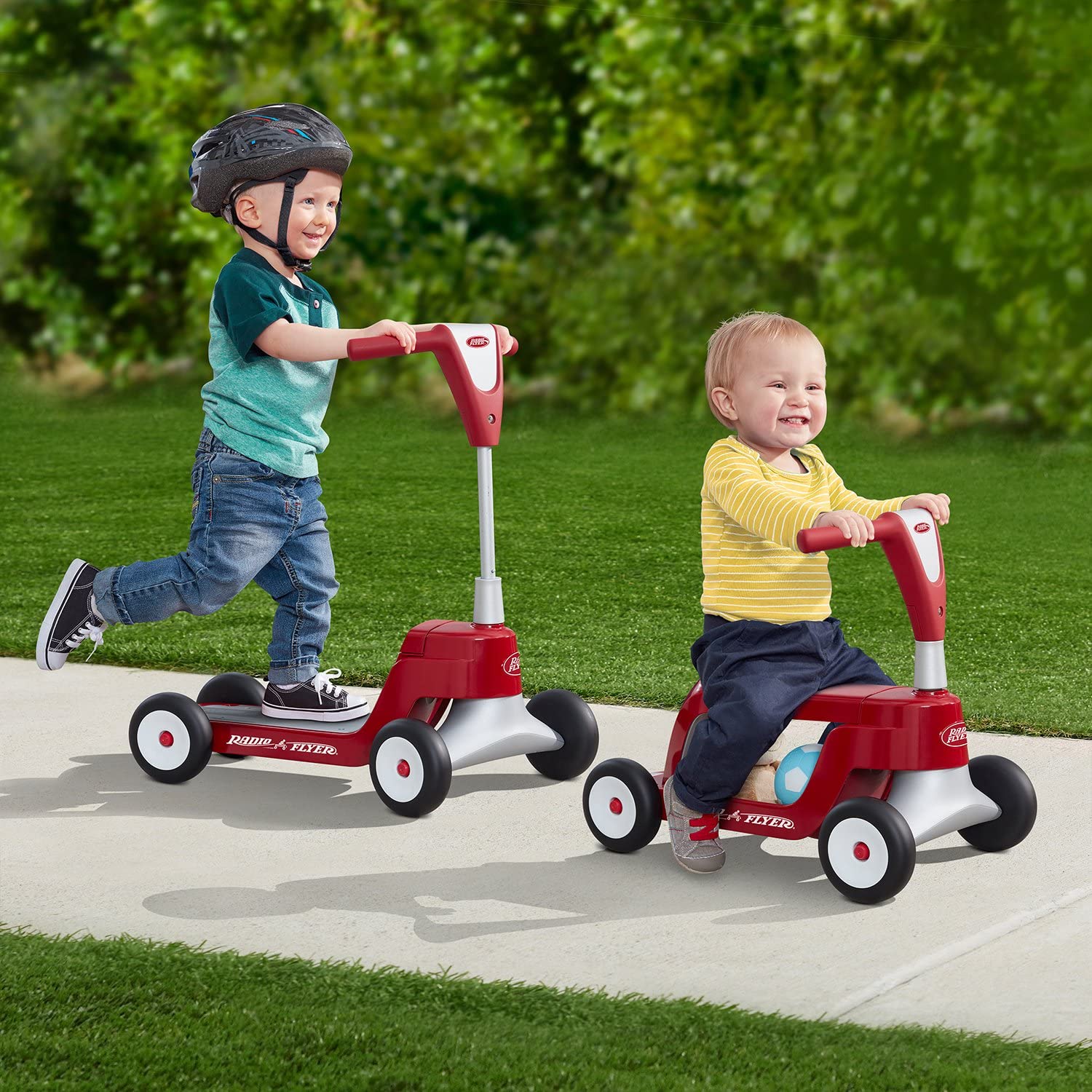 radio flyer scooter 2 in 1