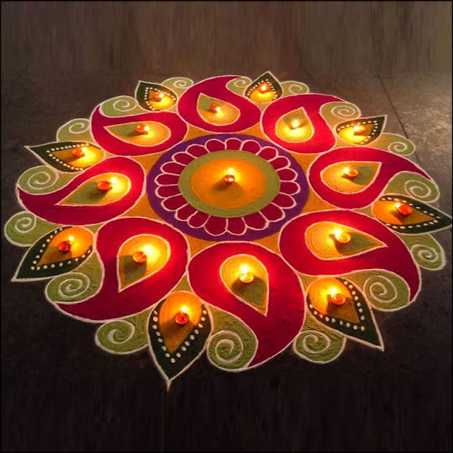 Simple 2023 Rangoli Design