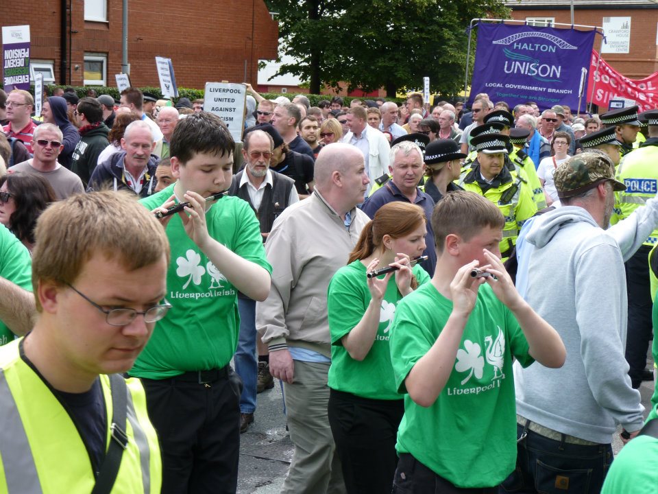 THE NATIONALIST CORRESPONDENT IRA disrupted from marching in Liverpool.