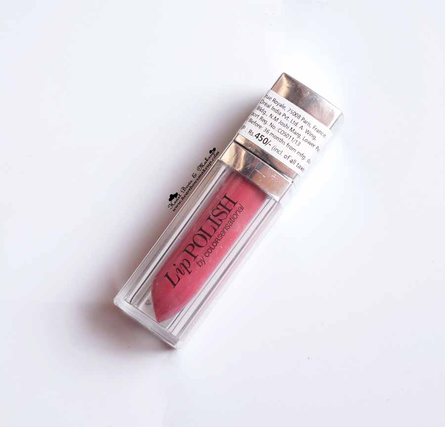 Maybelline lip Polish Glam 9 Review Swatch