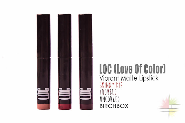 Vibrant Matte Lipsticks de LOC: los labiales mate de Birchbox