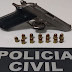 Comerciante é preso com pistola em operação desencadeada pelo GTE nas cidades de Sousa e Coremas