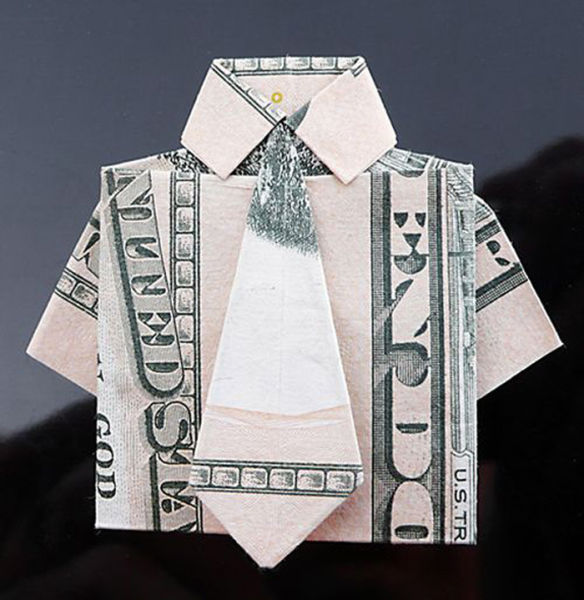  Kerajinan  seni origami  dengan uang kertas  Foto  dan 