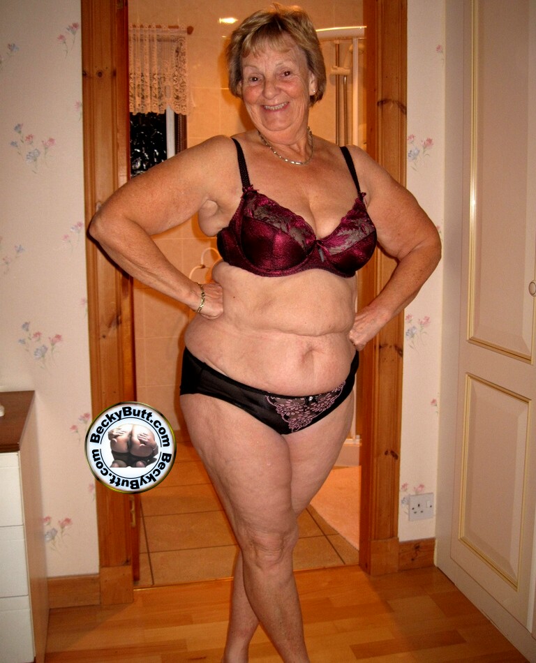 archive of old women: Curvy Granny Tease