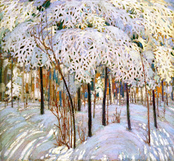 snow tom thomson october seven paintings winter canvas painting repro giclee des 1917 winterscapes 1916 oil landscape cm national canada