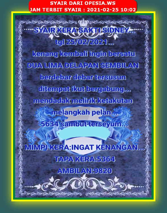 gambar togel sydney