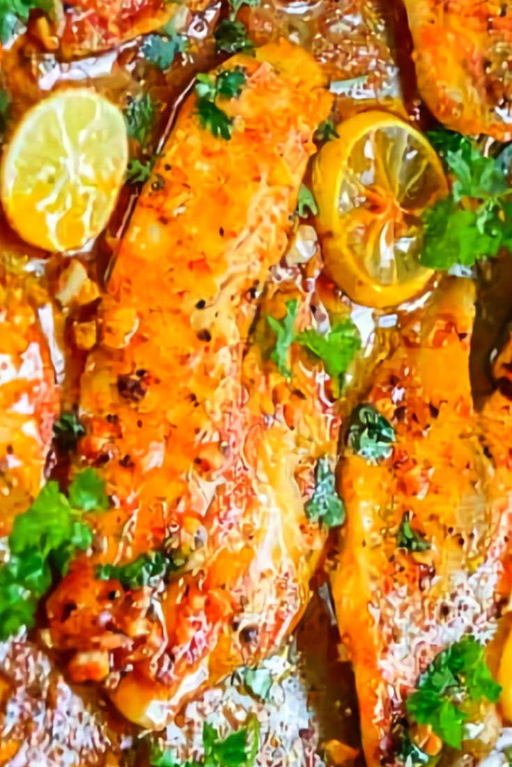 Spicy Lemon Garlic Baked Tilapia Recipe Food Recipes