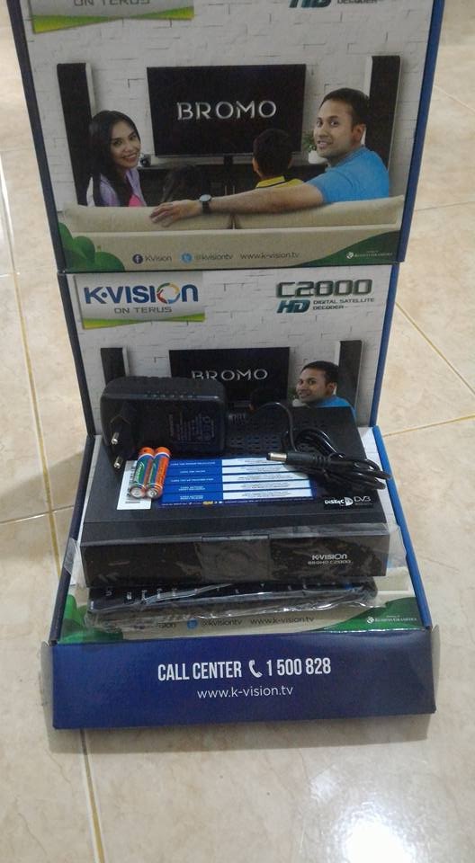 Parabola Salatiga Parabola jaring KVision Bromo HD Juni 2019