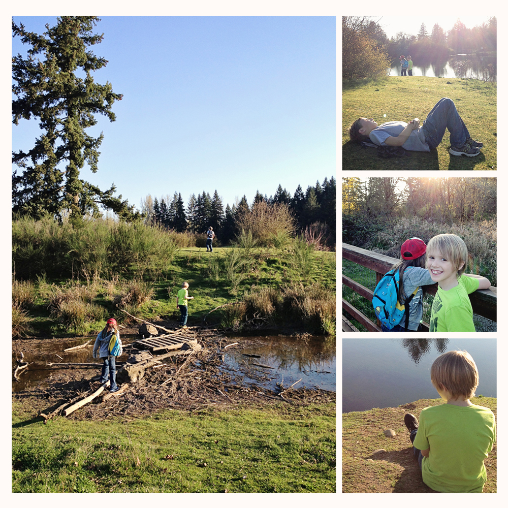 Hiking Oregon With Kids Trail at Aumsville Ponds County Park