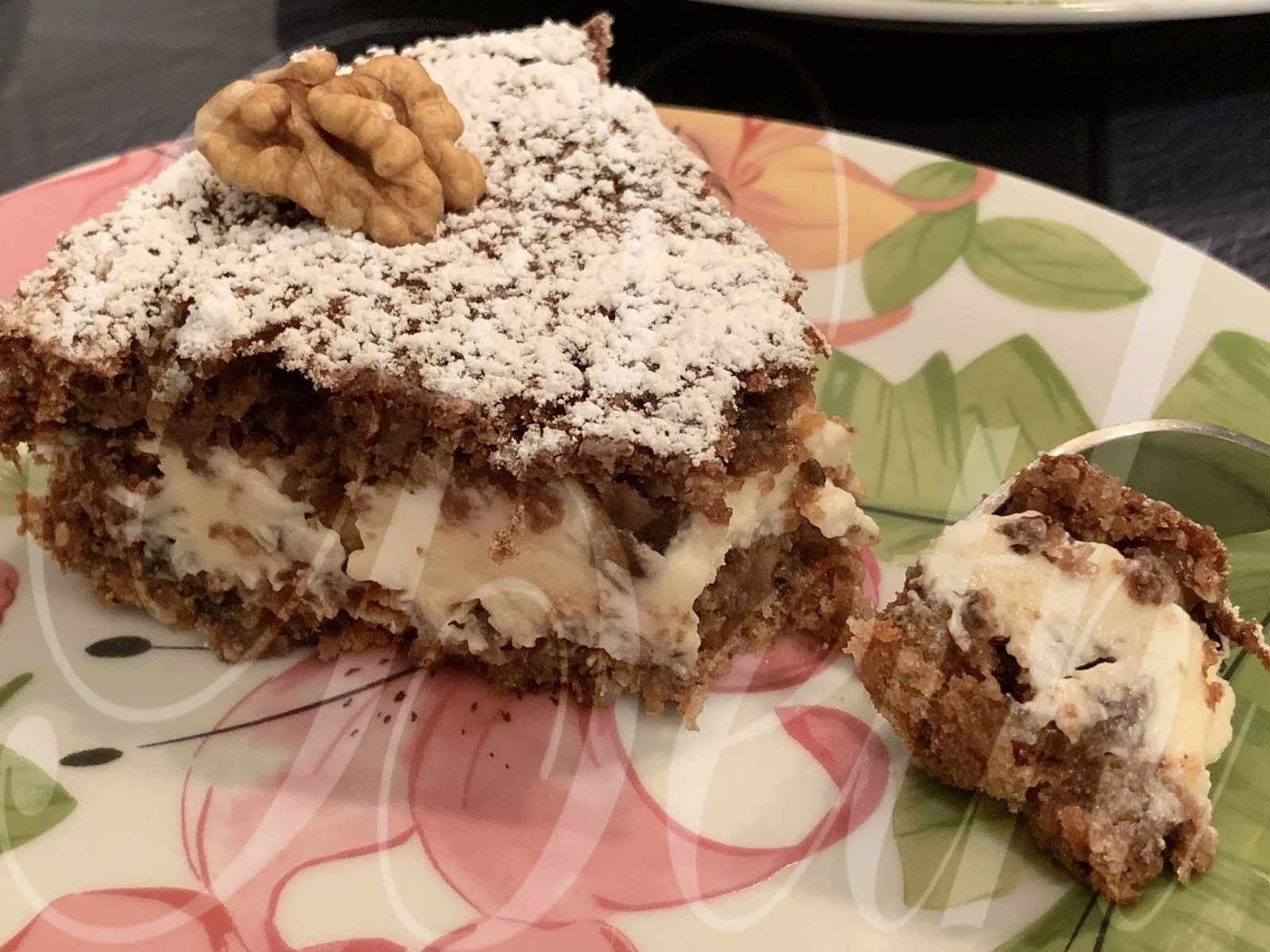 .: Gâteau aux Noix et Crème Mascarpone / Bolo de Nozes com Creme Mascarpone