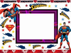 superman invitations printable frame frames super party clipart cards superheroes birthday powers batman fiesta labels justice league hero theme wonder