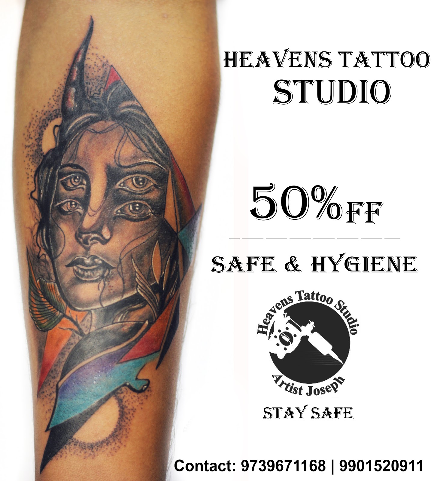 Bangalore`s Best Tattoo Studio Safe And Hygiene Tattoo At Heavens Tattoo Studio Bangalore