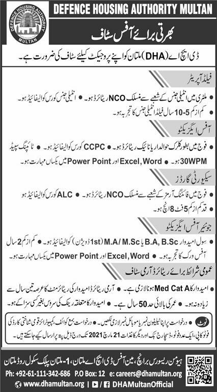 DHA jobs _ jobs for security guard
