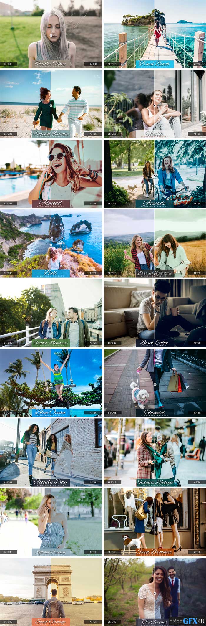 Lifetime Collection Of 7500 Lightroom Presets, Photoshop Actions, And Cinematic LUTs