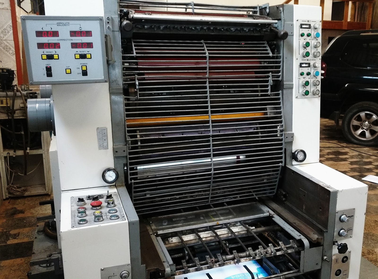 valprint maquinas gráficas Impressora off set Sakurai 252 bicolor