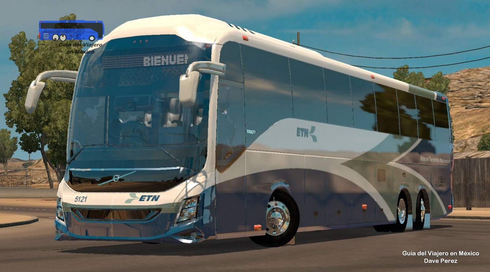 Volvo 9800 en la flota de ETN