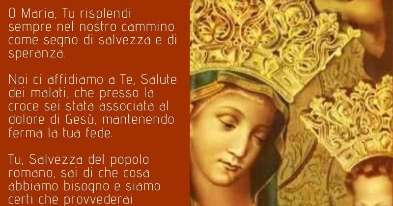 Preghiera Alla Madonna Per Il Mese Di Maggio Preghiera a Maria di Papa Francesco per il Mese di Maggio