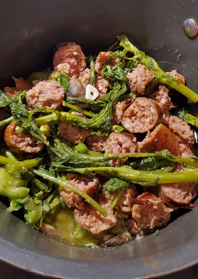 Baked Pasta with Sausage, Peppers and Broccoli Rabe What's Cookin' Italian Style Cuisine