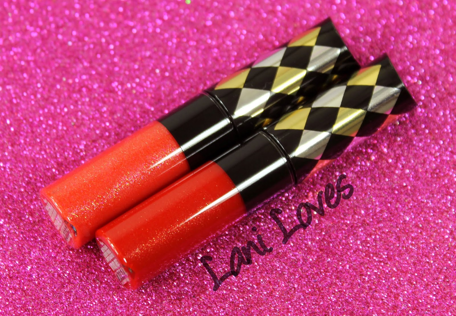 ZA Rich-Glam Liquid Rouge Limited Edition Coral Red and Vivid Red Swatches & Review