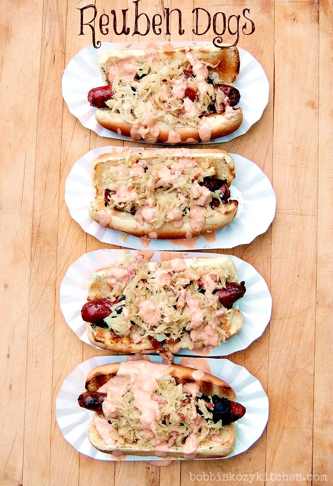 Reuben Hot Dogs Bobbi's Kozy Kitchen