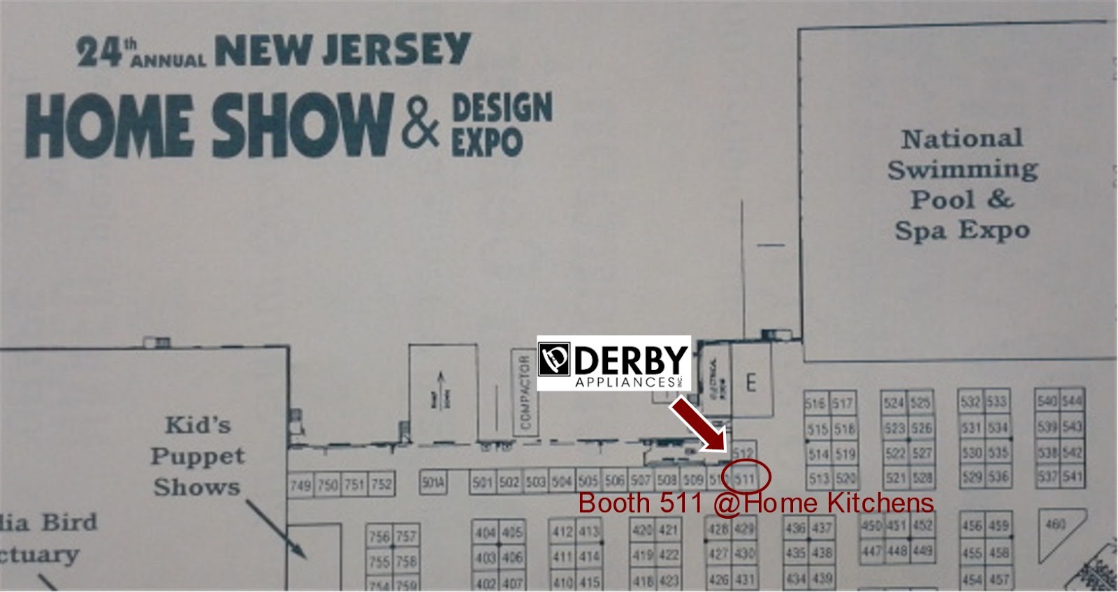 Derby Appliances NJ This weekend at the NJ Home Show, Edison NJ