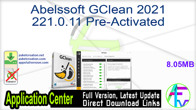 Abelssoft GClean 2021 221.0.11 Pre-Activated
