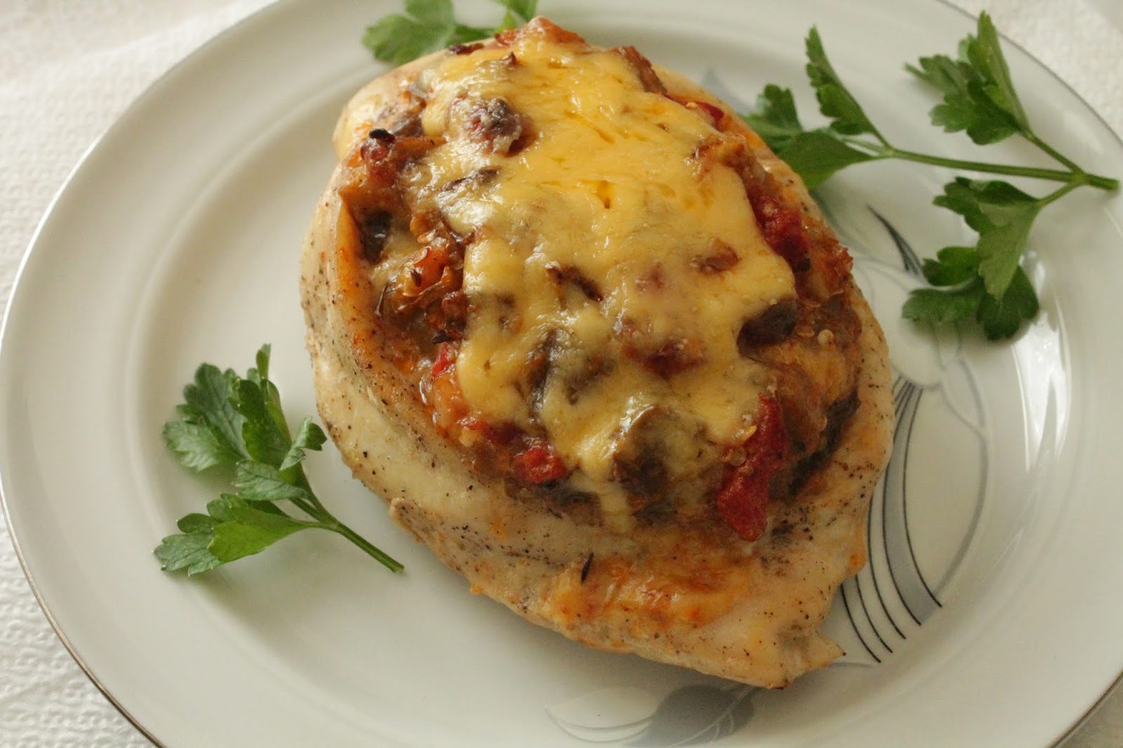 Куриные кармашки с начинкой